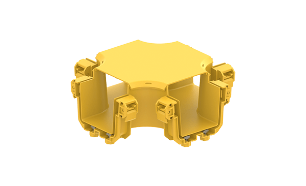 FDS_100mm 4-Way Cross Connection
