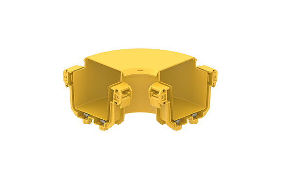 FDS_100mm 90˚ Horizontal Elbow Connection