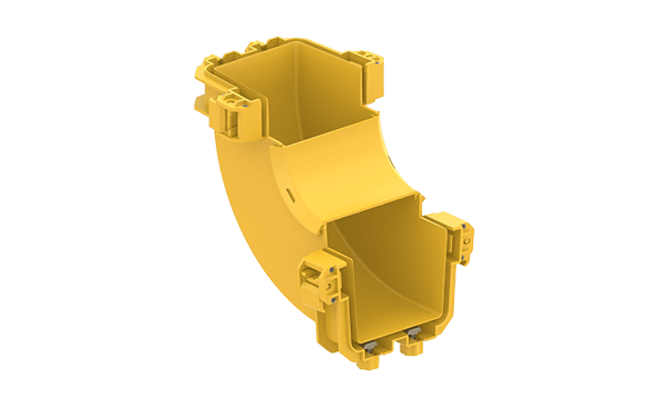 FDS_100mm 90˚ Vertical Inside Elbow