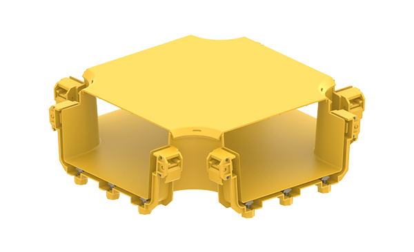 FDS_200mm 4-Way Cross Connection