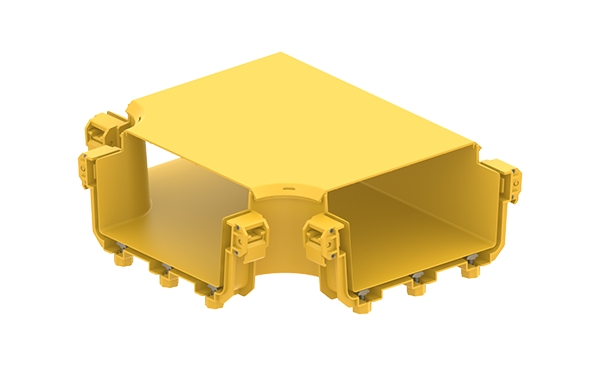 FDS_200mm Horizontal TEE Connection
