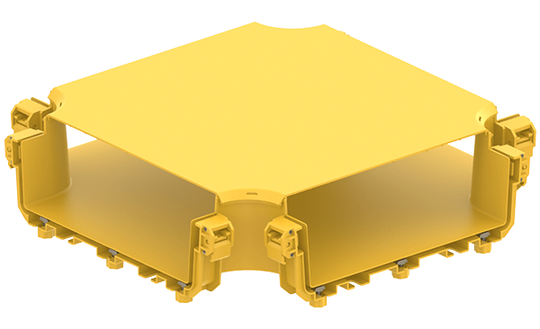 FDS_300mm 4-Way Cross Connection