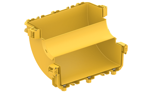 FDS_300mm 90˚ Vertical Inside Elbow
